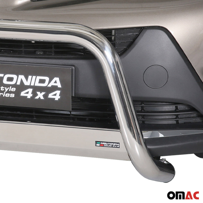 Frontbügel Frontschutzbügel für Toyota RAV4 XA40 2013-2015 ø63mm Stahl Silber