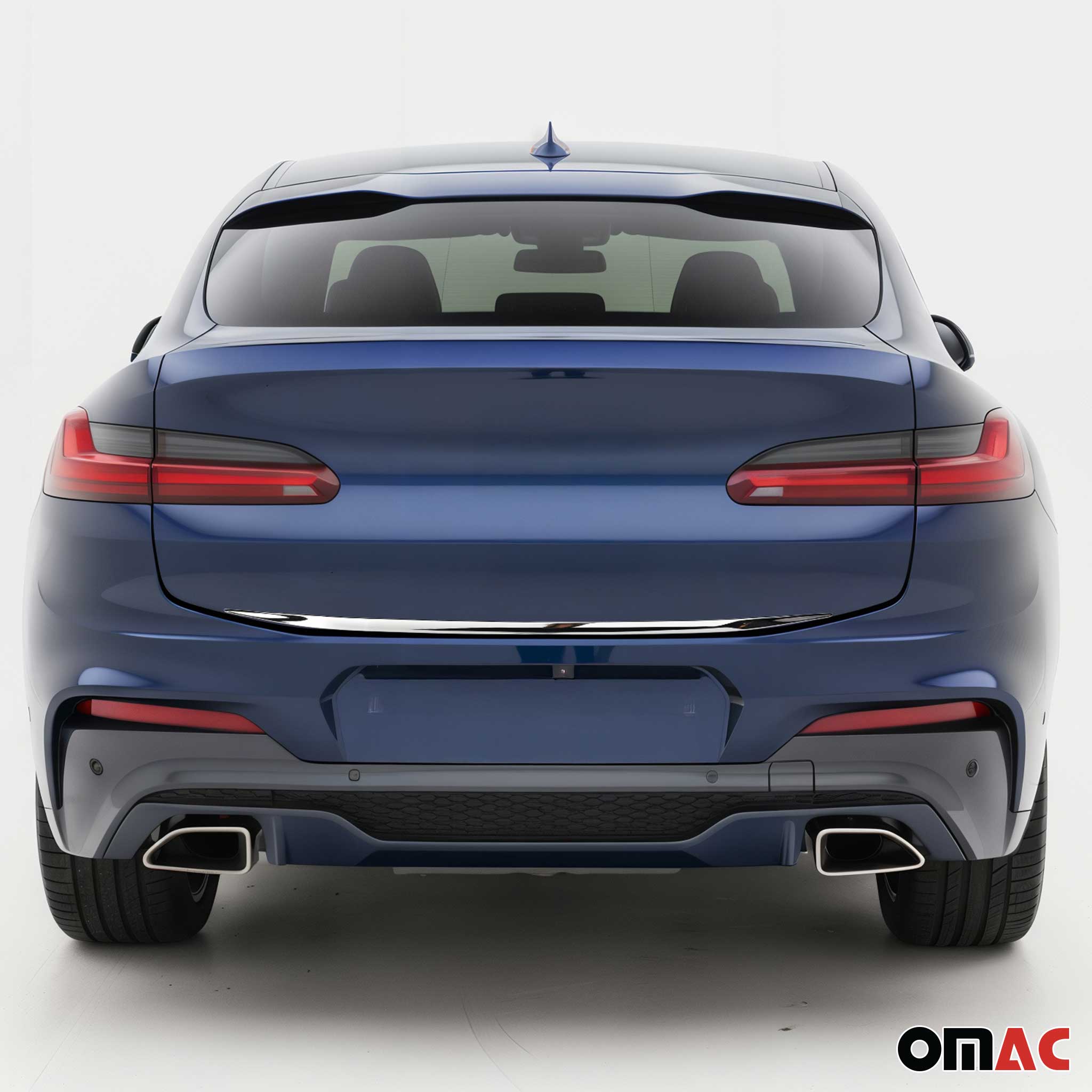 Kofferraumleiste Heckklappe Leiste für BMW X4 G02 2018-2025 Edelstahl Chrom 1tlg