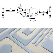 Innenraum Dekor Cockpit für Opel Vivaro A 2001-2010 Pre-FL Aluminium Optik 19tlg