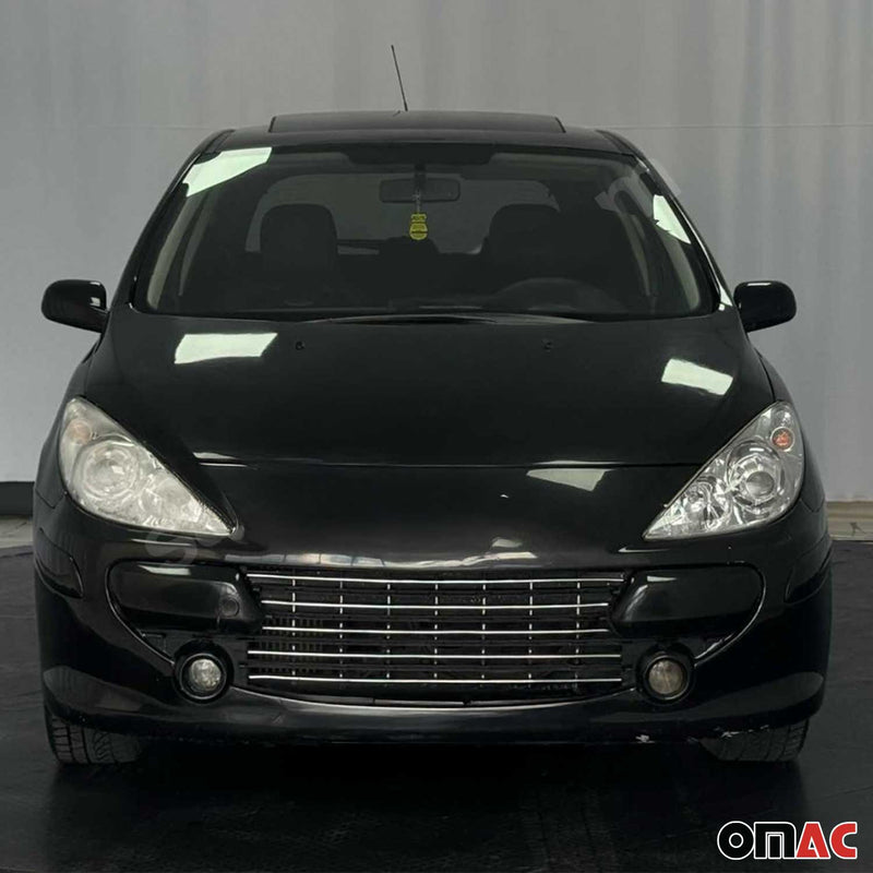 Stoßstange Frontgrill Grill Leiste für Peugeot 307 Ø12mm Edelstahl