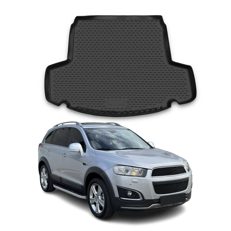 Kofferraummatte Kofferraumwanne für Chevrolet Captiva Sport 2007-2015 Gummi TPE