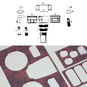 Innenraum Dekor Cockpit für Toyota Corolla 2002-2007 Wurzelholz Optik 18tlg
