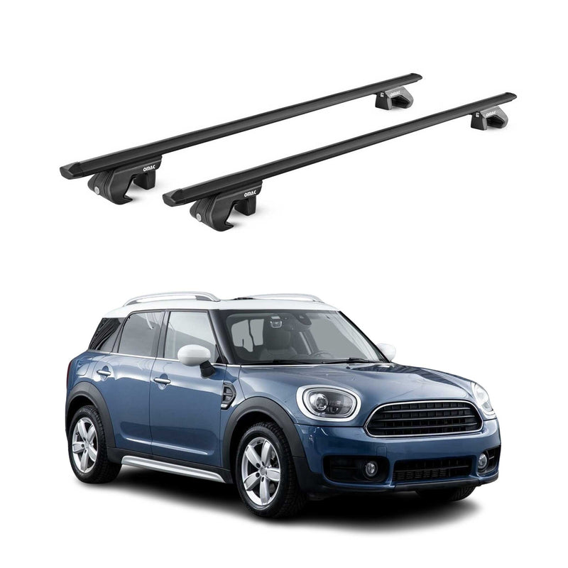Dachträger Grundtäger für Mini Countryman F60 2017-2023 90kg Alu Schwarz 2x ABE
