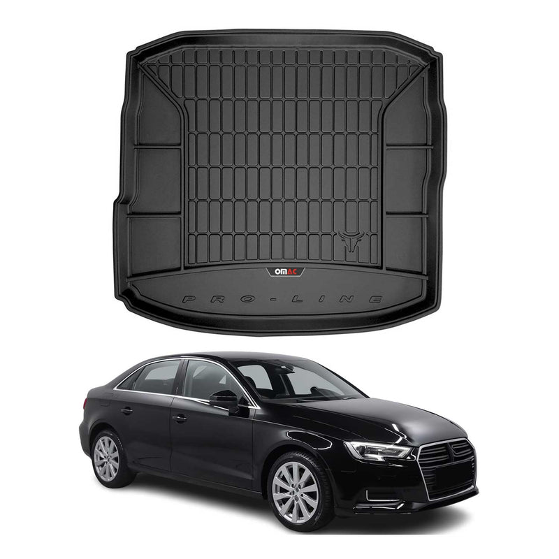 OMAC Gummi Kofferraumwanne für Audi A3 8V Limousine 2013-2020 TPE Laderaumwanne