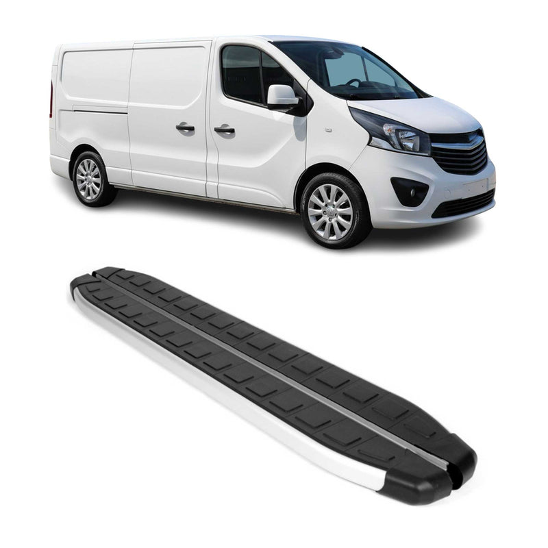 Seitenbretter Trittbretter für Opel Vivaro 2014-2023 Aluminium Langer L2