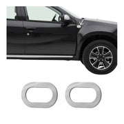 Blinkerrahmen Signalblende Blinker für Dacia Lodgy 2013-2024 Edelstahl Chrom 2x