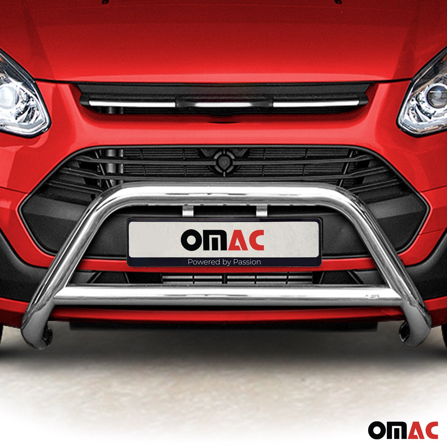 Frontbügel Frontschutzbügel für Ford Transit Custom 2012-2018 Stahl ABE Silber