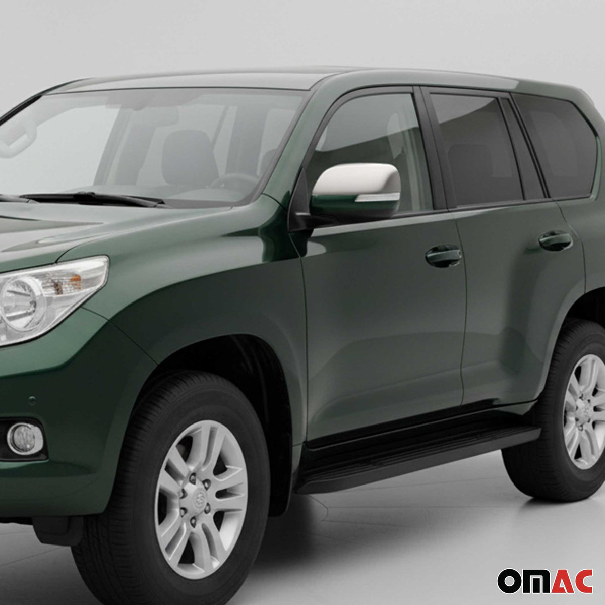 Spiegelkappen für Toyota Land Cruiser Prado J150 2009-2023 Chrom Gebürstet 2x