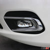 Nebelscheinwerfer Rahmen Umrandung für Fiat Tipo 2015-2020 Chrom ABS Silber 2tlg