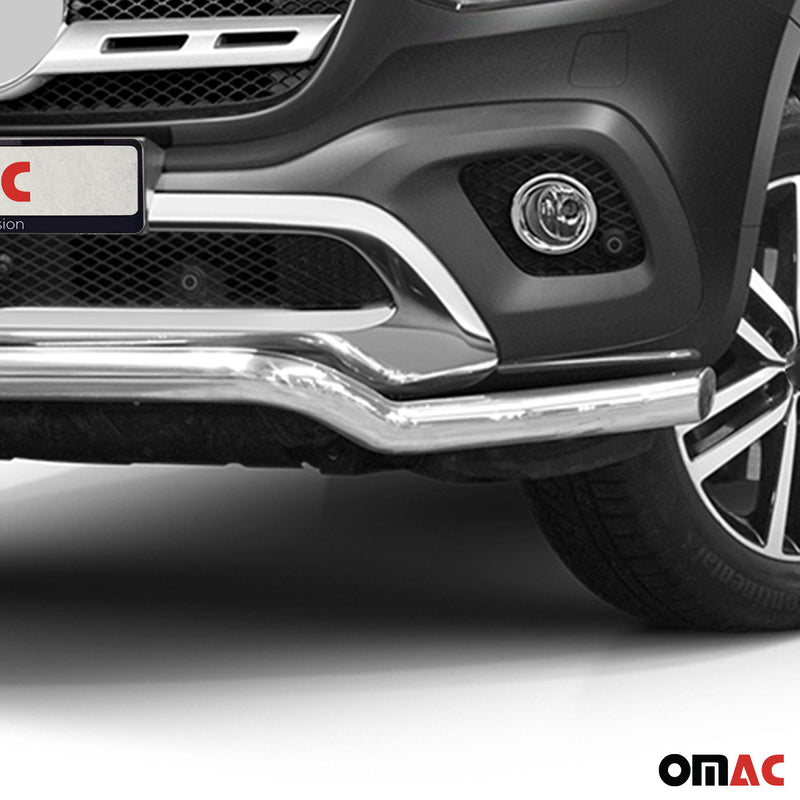 Frontbügel Frontschutzbügel Schutz für Mercedes X Klasse 2017-2020 ABE Silber