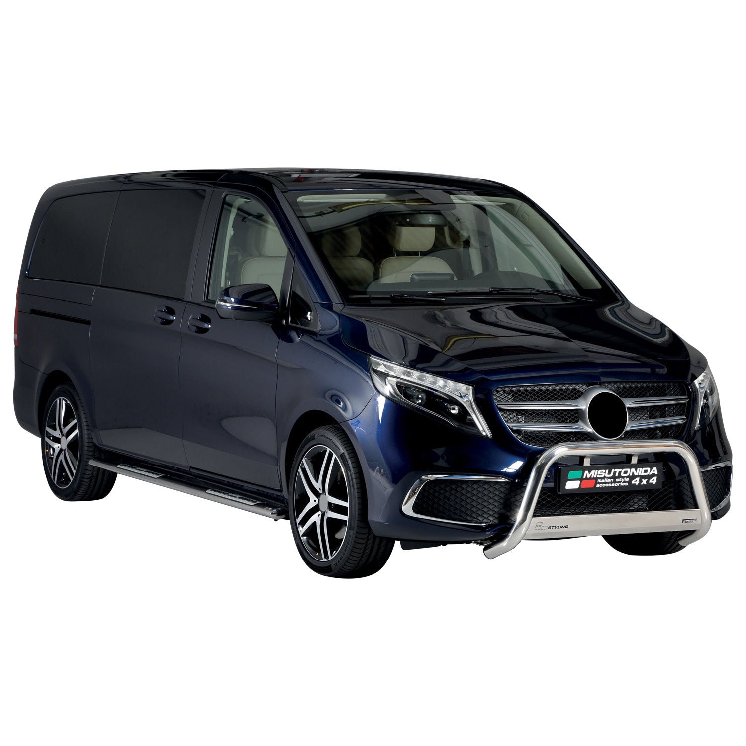 Frontbügel Frontschutzbügel für Mercedes Class 2020-2026 FL ø63mm Stahl Silber