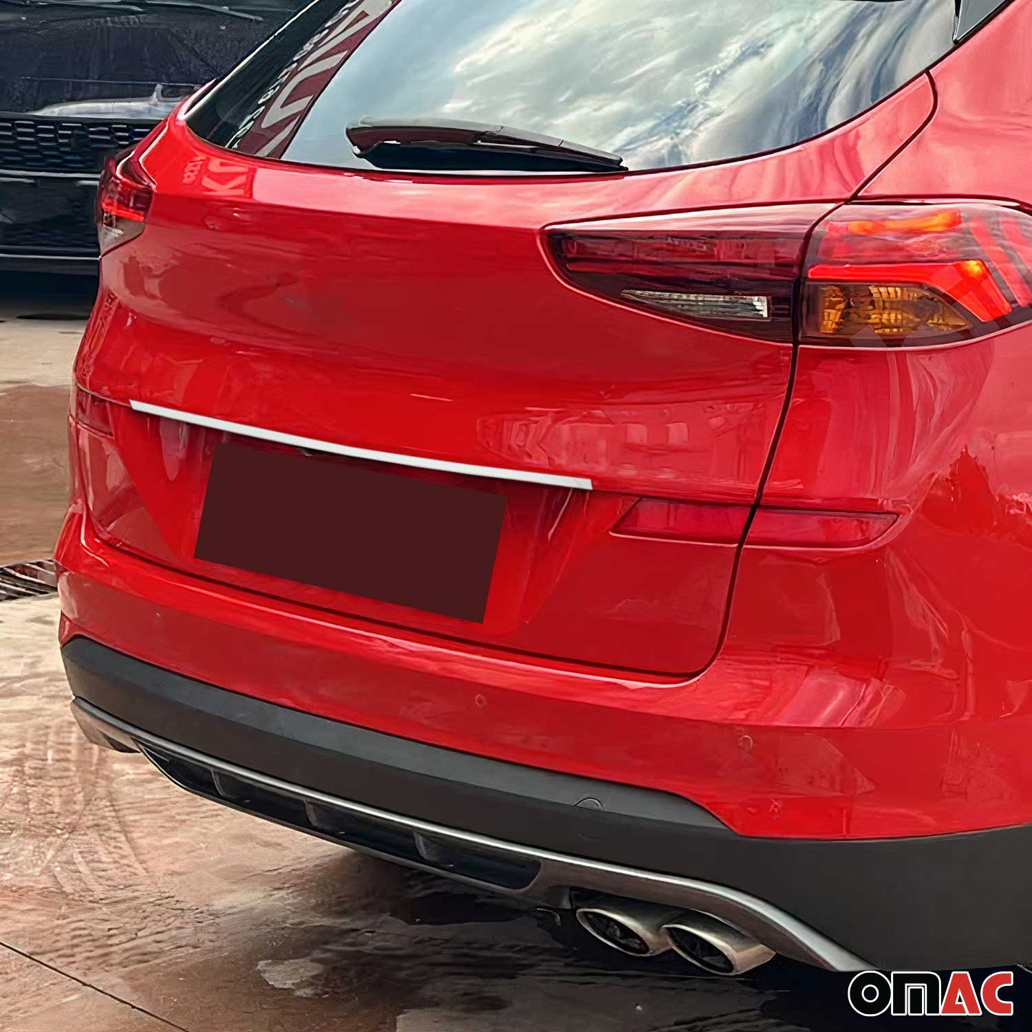 Heckklappe Kofferraumöffner Griff für Opel Corsa 2014-2019 Edelstahl Chrom