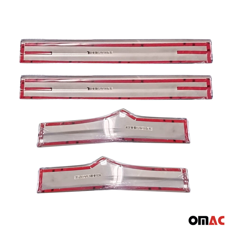 Einstiegsleisten Innen Türschutz für BMW X1 E84 2012-2025 Chrom Edelstahl 4 tlg