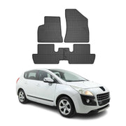 OMAC Gummi Fußmatten für Peugeot 3008 2009-2016 Automatten Gummi Schwarz 4tlg