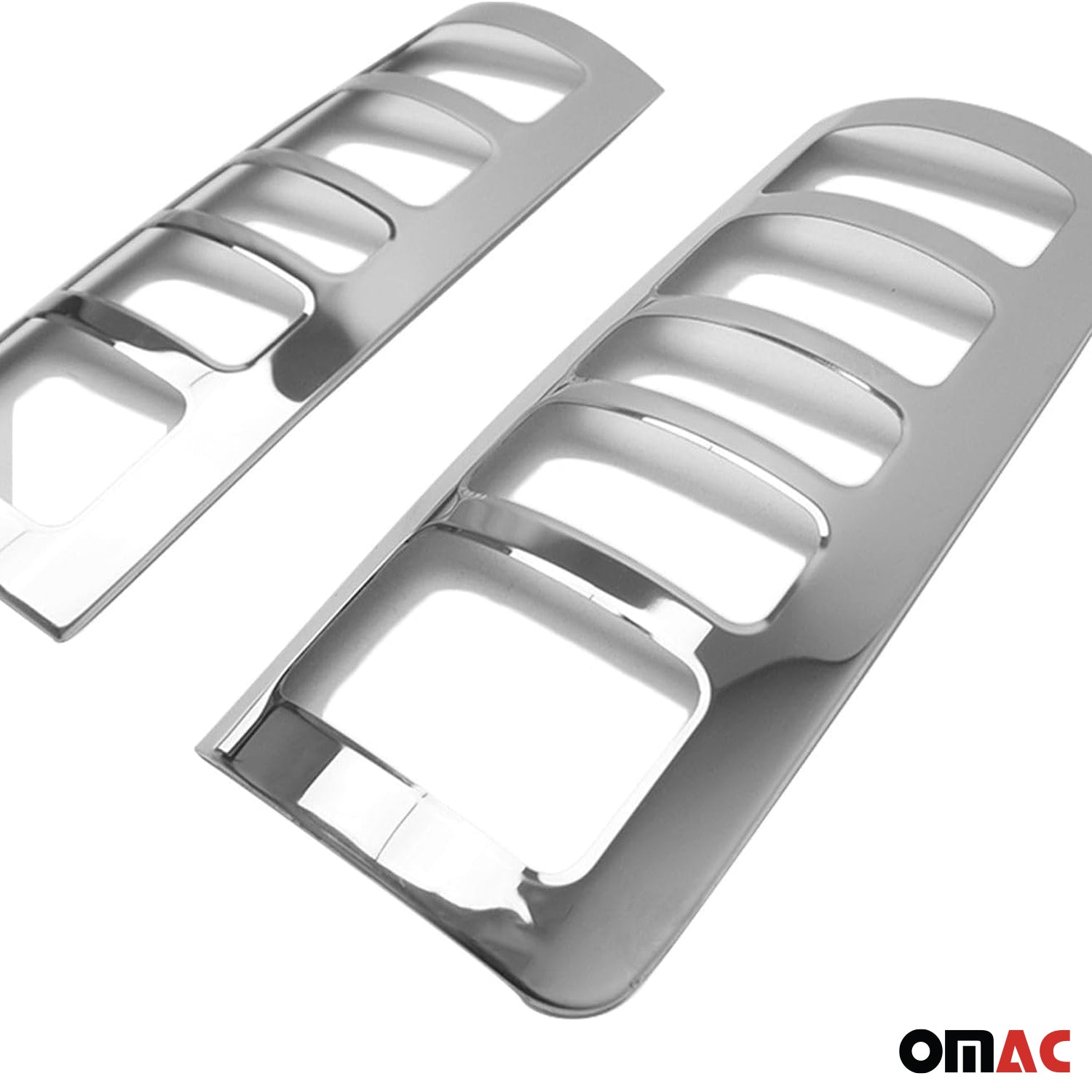 Rücklicht Leisten Heckleuchte für Ford Connect 2002-2009 Edelstahl Chrom 2tlg
