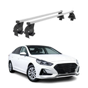 Menabo Dachträger Grundtäger für Hyundai Sonata mk7 2014-2019 50kg Stahl Grau 2x