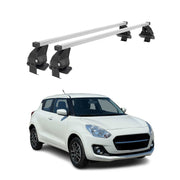 Menabo Dachträger Grundtäger für Suzuki Swift mk3 2017-2024 50kg Stahl Silber 2x