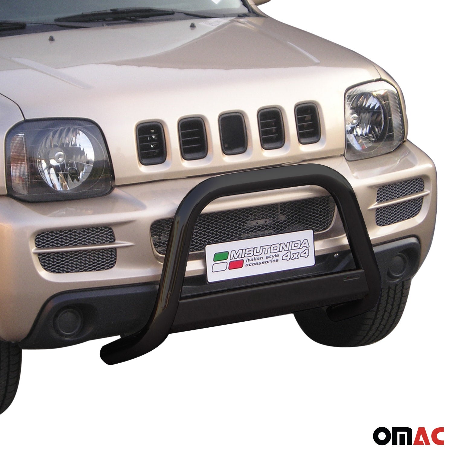 Frontbügel Frontschutzbügel für Suzuki Jimny 2006-2012 ø63mm Edelstahl Schwarz