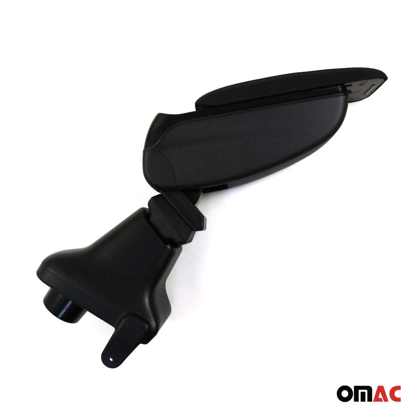 Armlehne Mittelarmlehne für Renault Clio 2012-2019 PU-Leder ABS Schwarz