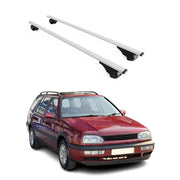 Dachträger Grundtäger für VW Golf Variant 1991-1998 75kg Metall Silber 2 tlg