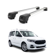Dachträger Grundträger für Ford Tourneo Connect III 2022-2026 Aluminium Grau 2x
