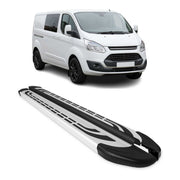 Trittbretter Seitenschweller für Ford Tourneo Custom I 2012-2023 L2 Aluminium
