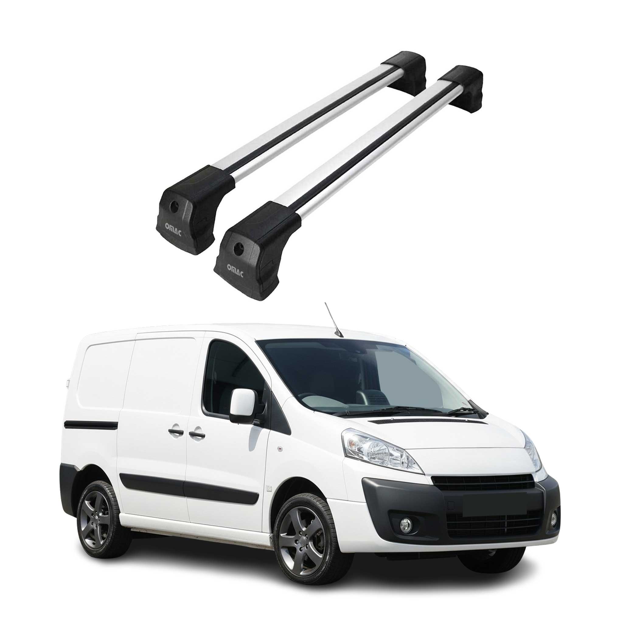 Dachträger Grundträger für Toyota ProAce I 2013-2016 75kg Aluminium Silber 2 tlg