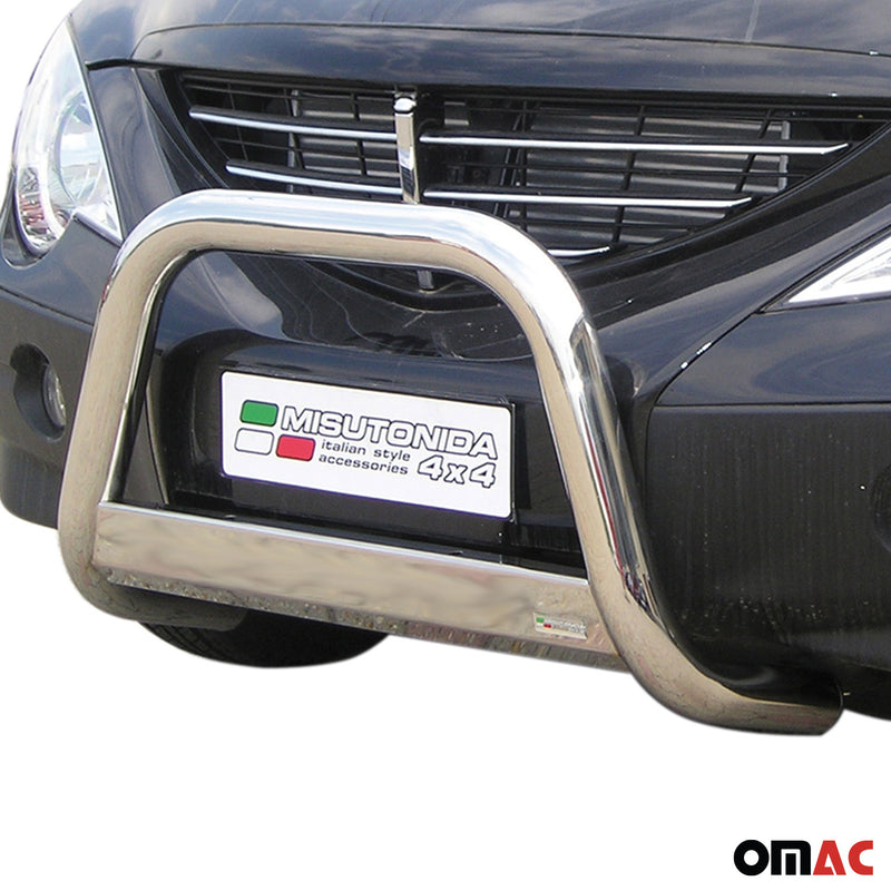 Frontbügel Frontschutzbügel für Ssangyong Actyon 2006-2012 ø63mm Stahl Silber