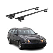Dachträger für Mercedes E Klasse S210 S211 T-Modell 1996-2009 90kg Schwarz 2x