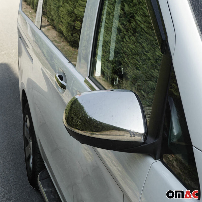 Spiegelkappen Spiegelabdeckung für Mercedes Vito W447 2014-2025 Chrom ABS Silber