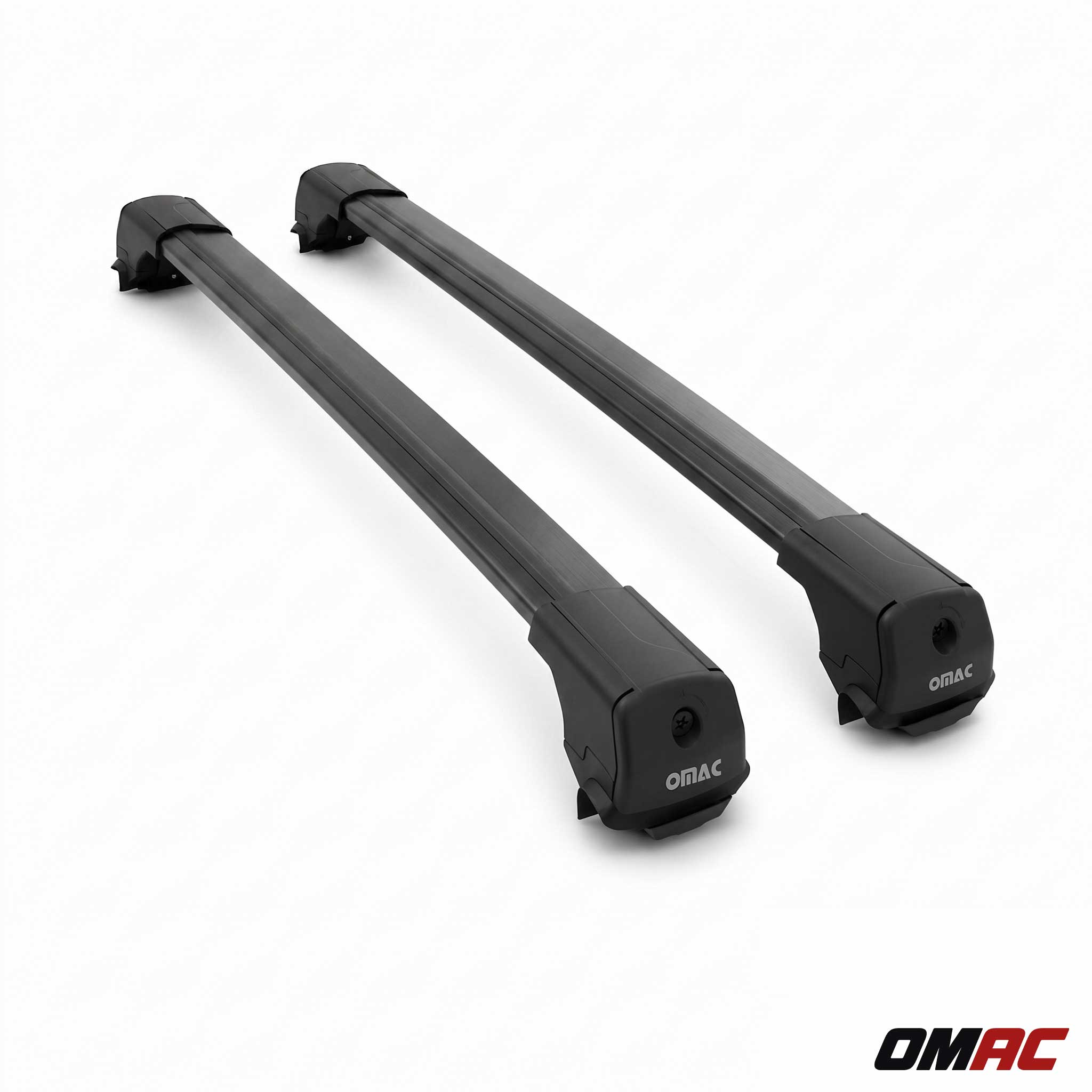 Dachträger Grundträger für Mercedes Vito W638 1996-2003 Aluminium Schwarz 2tlg