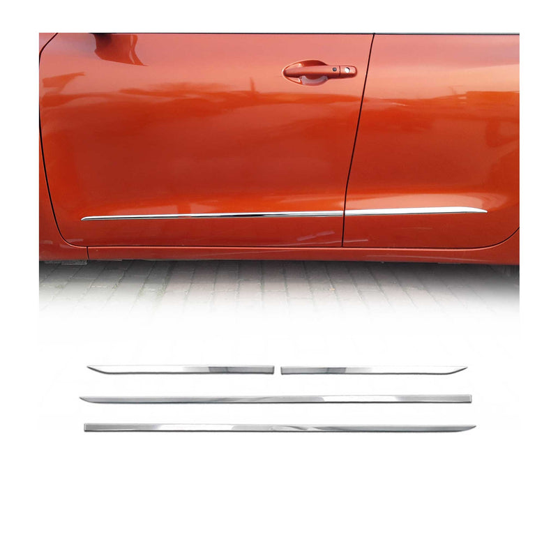 Seitentürleiste Türleisten Türschutzleiste für Fiat 600e 2023-2025 Chrom 4x