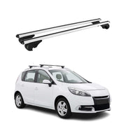 Dachträger Grundträger für Renault Scenic III 2009-2016 TÜV Aluminium Silber 2x