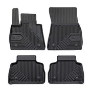 Fußmatten Gummimatten No.77 für BMW X6 G06 2019-2026 TPE Gummi Schwarz 3 tlg