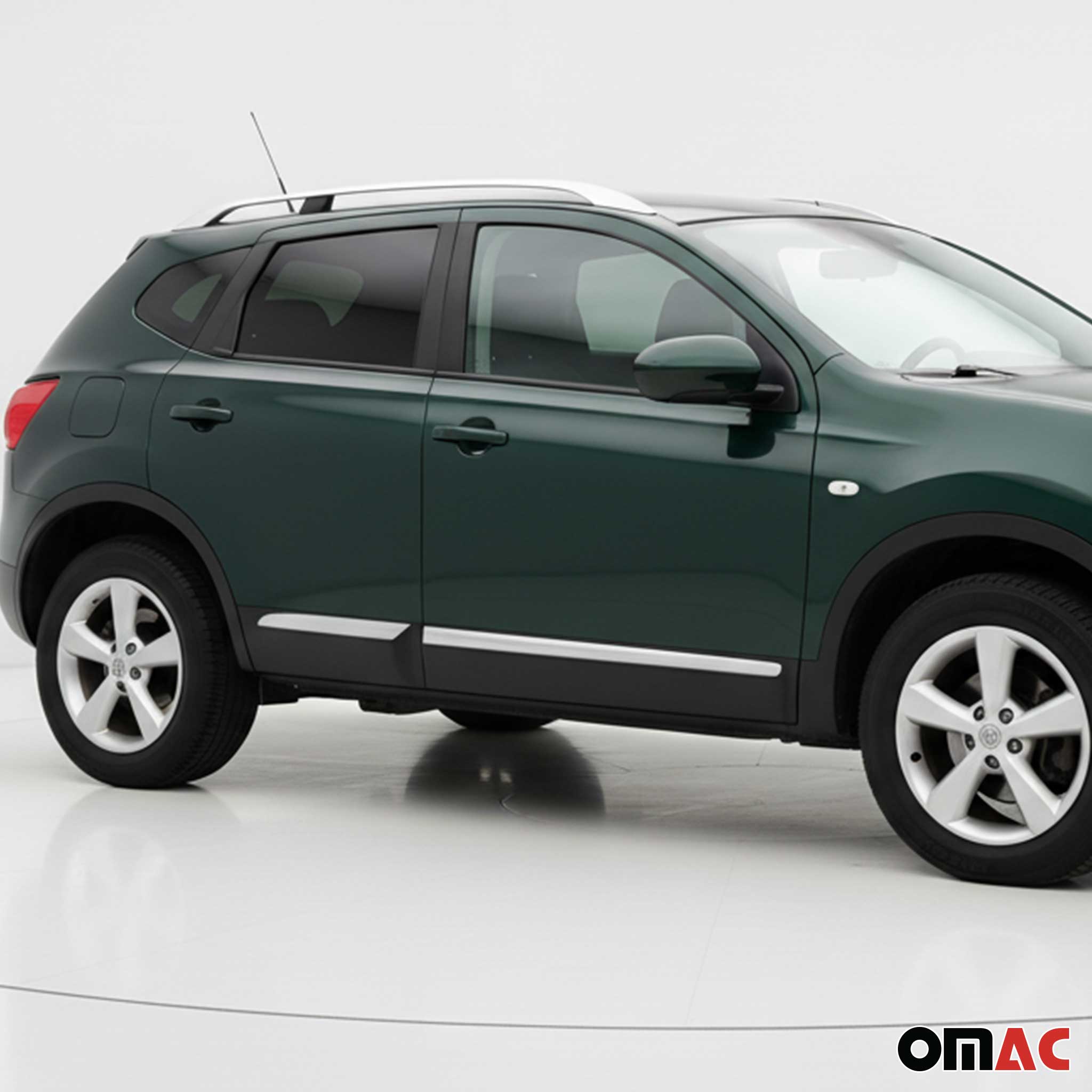 Seitentürleiste Türschutzleiste für Nissan Qashqai +2 2008-2014 Edelstahl 4x