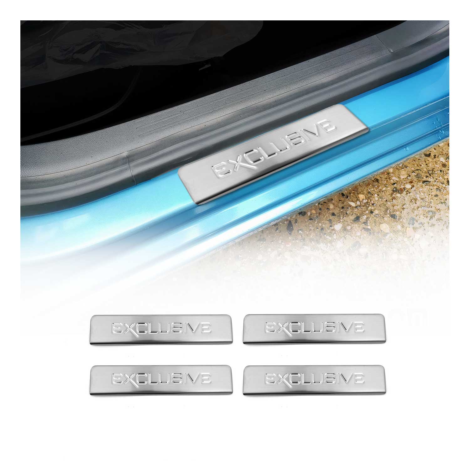 Einstiegsleisten Türschutzleisten für Peugeot 508 2010-2018 Edelstahl 4tlg