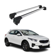 Dachträger Grundtäger für Kia Xceed 2019-2026 75kg Aluminium Silber 2 tlg