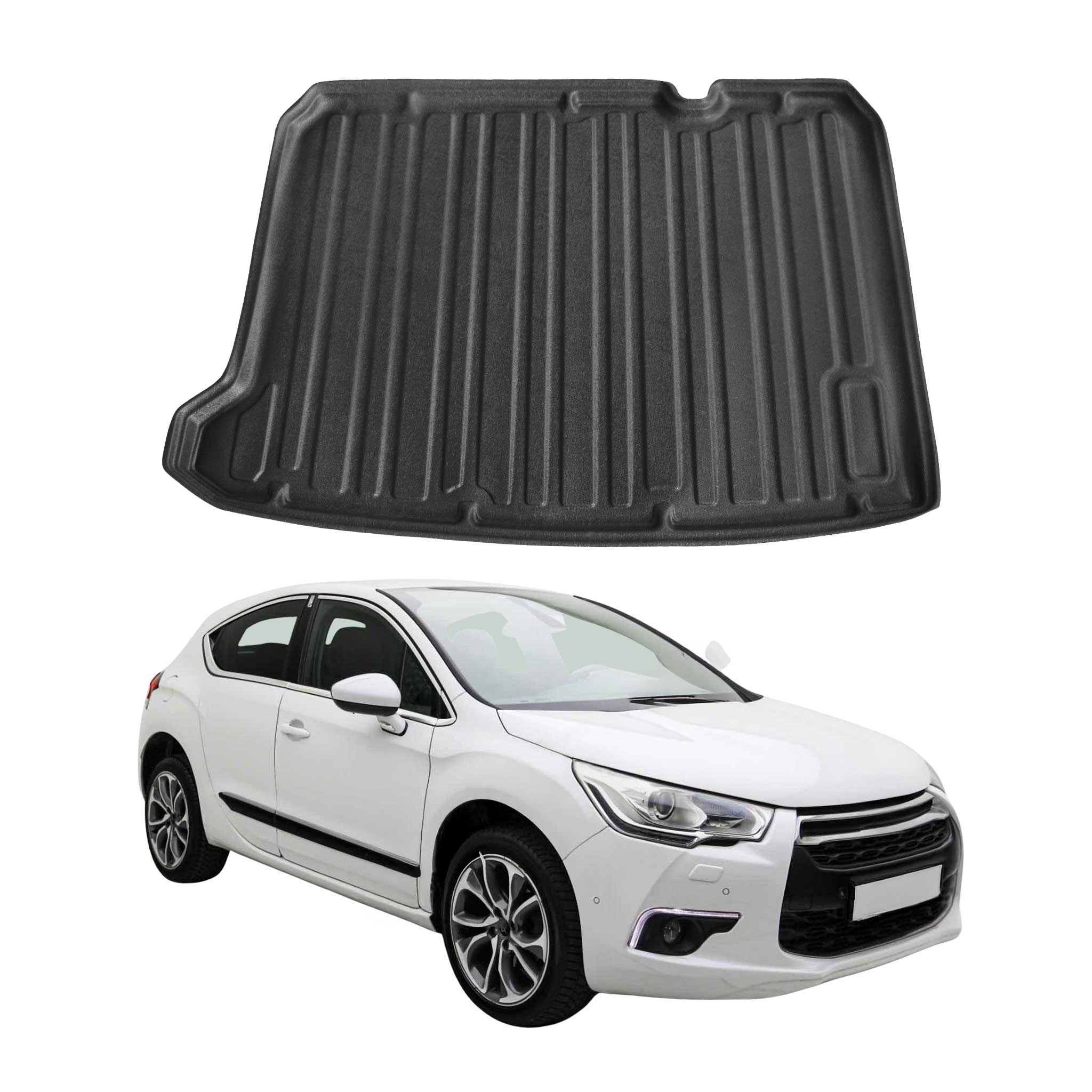 Kofferraumwanne Laderaumwanne für Citroen DS4 2011-2018 Gummi TPE Schwarz