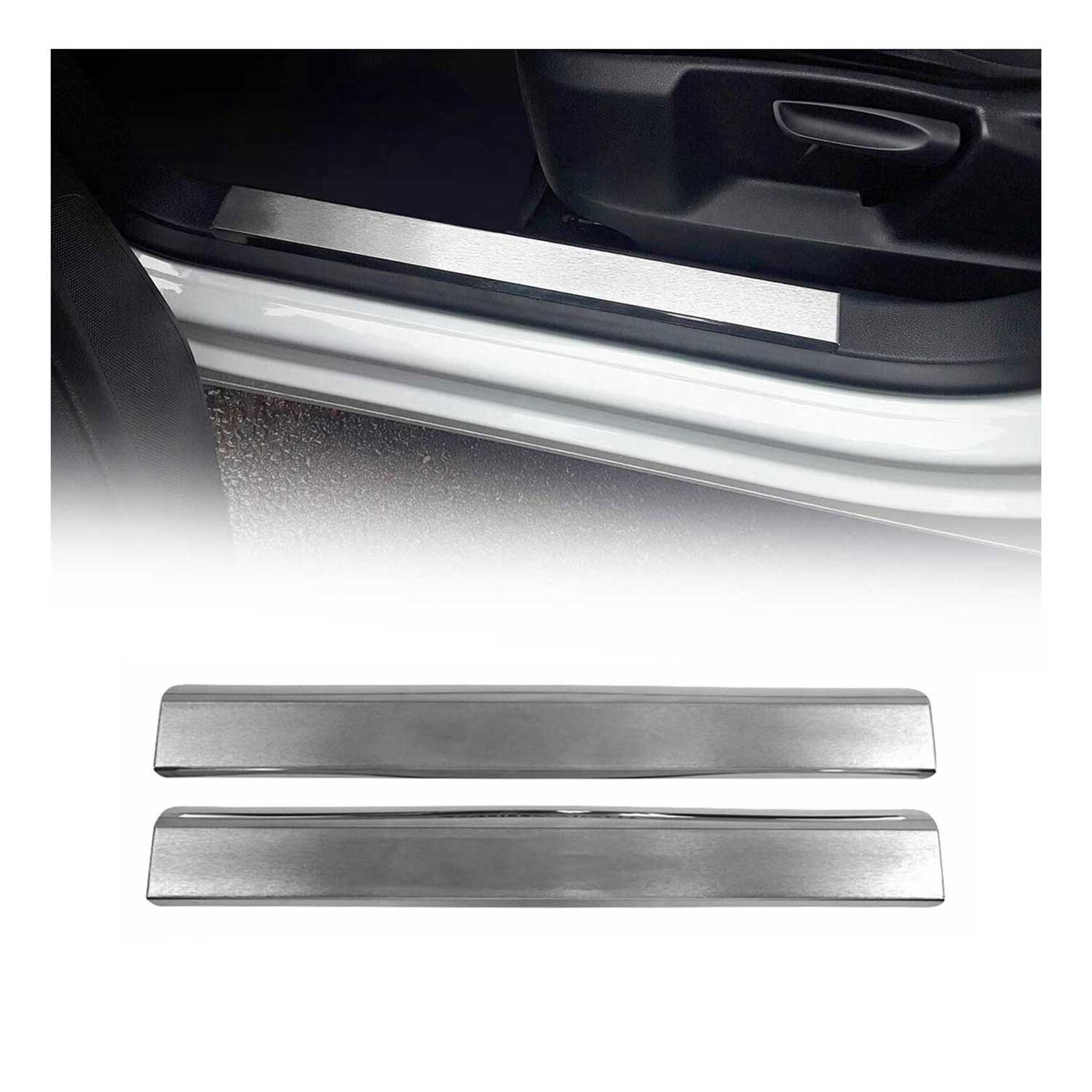Einstiegsleisten Türschweller für Skoda Superb 2005-2026 Edelstahl Chrom 2tlg