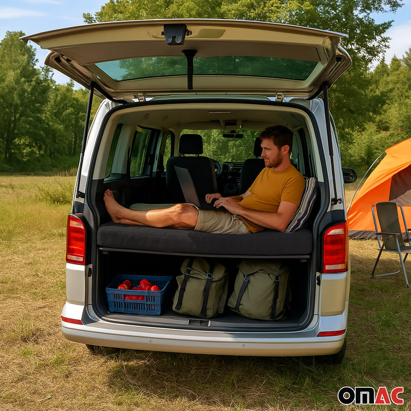 Multiflexboard Bettverlängerung Ablage für Volkswagen T7 2024-2025 Schwarz 3x