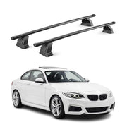 Stahl Dachträger für Bmw 2er F22 Coupè 2012-2021 TÜV Abschließbar 2tlg Schwarz