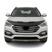 Haubenbra Steinschlagschutz für Hyundai Santa Fe 2013-2018 Schwarz Halb