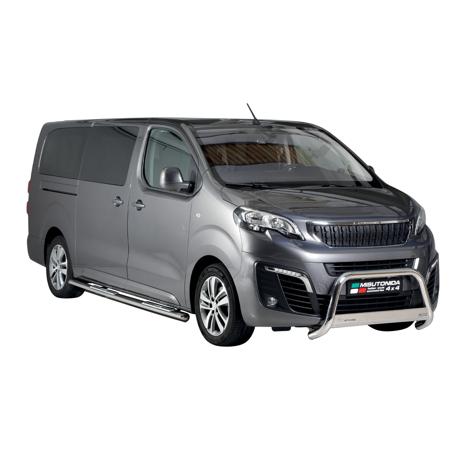Frontbügel Frontschutzbügel für Peugeot Expert 2016-2026 ø63mm Stahl Silber
