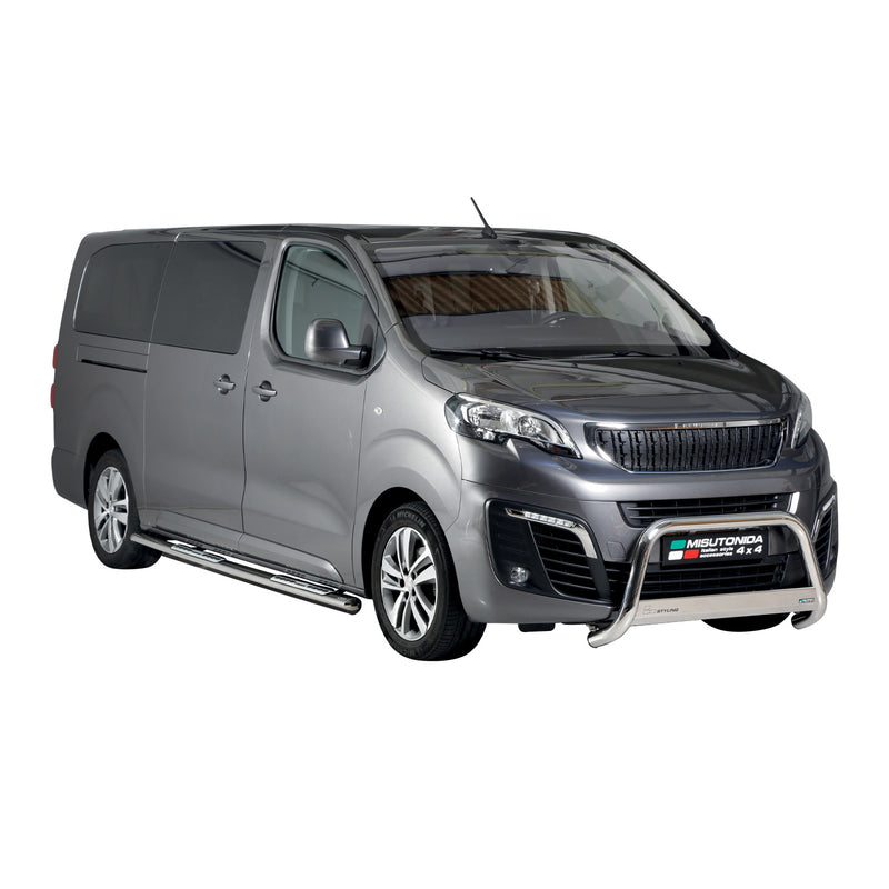 Frontbügel Frontschutzbügel für Peugeot Expert 2016-2025 ø63mm Stahl Silber
