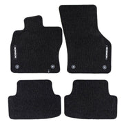 Velours Fußmatten für VW Golf mk7 2012-2019 / Golf mk8 2019-2026 Schwarz 4 tlg