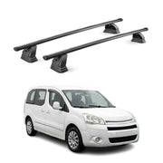Stahl Dachträger für Citroen Berlingo II 2008-2018 TÜV 75 kg 2tlg Schwarz