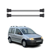 Dachträger Grundtäger für VW Caddy 2004-2020 75kg Aluminium Silber 2 tlg