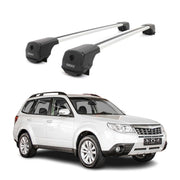 Dachträger Grundträger für Subaru Forester III 2008-2013 Aluminium 75kg Grau 2x