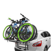 Menabo Fahrradträger 3 Fahrräder für Opel Corsa 2000-2026 Alu Schwarz Silber