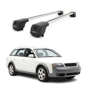 Dachträger Grundträger für Audi A6 C5 Allroad 1999-2005 Aluminium 75kg Grau 2tlg